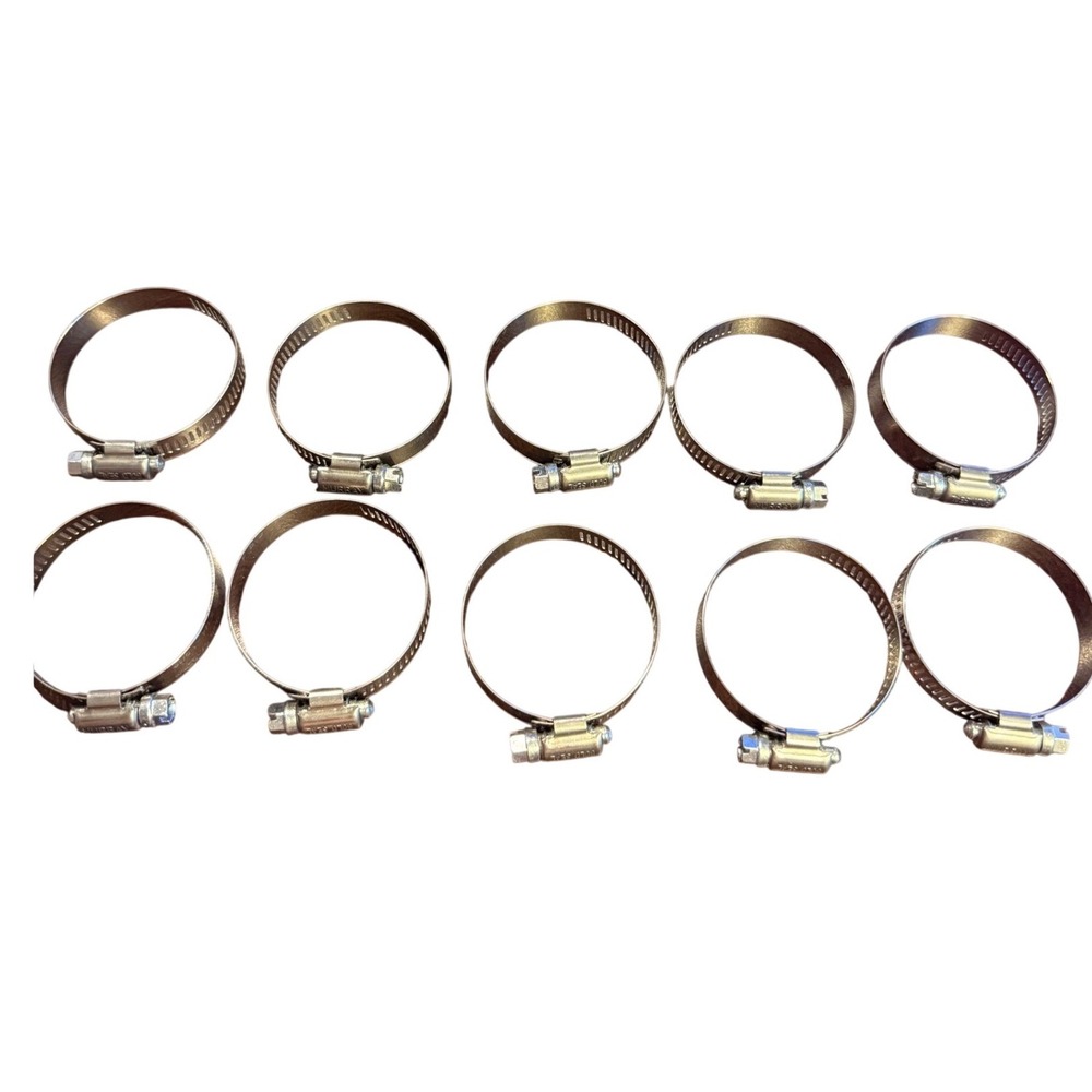 Murray Gold Seal No 28 Hose Clamps 57-33mm 2 1/4-1 5/16 Stainless Steel Lot 10